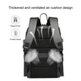 thumbnail image 4 of Travel Backpack, 20-35L Motorcycle Helmet Backpack Splashproof Riding Backpack, Carry on Backpack, Large Space Travel Laptop Backpack with Adjustable Shoulder Strap for Men Women, 4 of 7