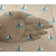 thumbnail image 4 of oneOone Viscose Chiffon Fabric Waves & Sailboat Ocean Print Fabric by Yard 42 Inch Wide, 4 of 4