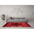 thumbnail image 3 of Ahgly Company Indoor Round Oriental Red Traditional Area Rugs, 4' Round, 3 of 4