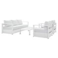 thumbnail image 2 of Modway Tahoe Outdoor Patio Powder-Coated Aluminum 4-Piece Set in White White, 2 of 10