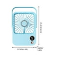 thumbnail image 3 of XGFHYJEH Desk Fan, Box Fan, Small Fan, Box Fan Clearance, Small Desk Fan, Small Fans for Desk, Portable Personal Quiet Electric Fan for Home, Plastic, 3 of 6