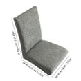 thumbnail image 6 of Upgraded Chair Covers For Dining Room Stretch Chair Slipcovers For Kitchen Seat Protectors Wedding Banquet Decor Nylon Spandex Fabric Washable Q, 6 of 6