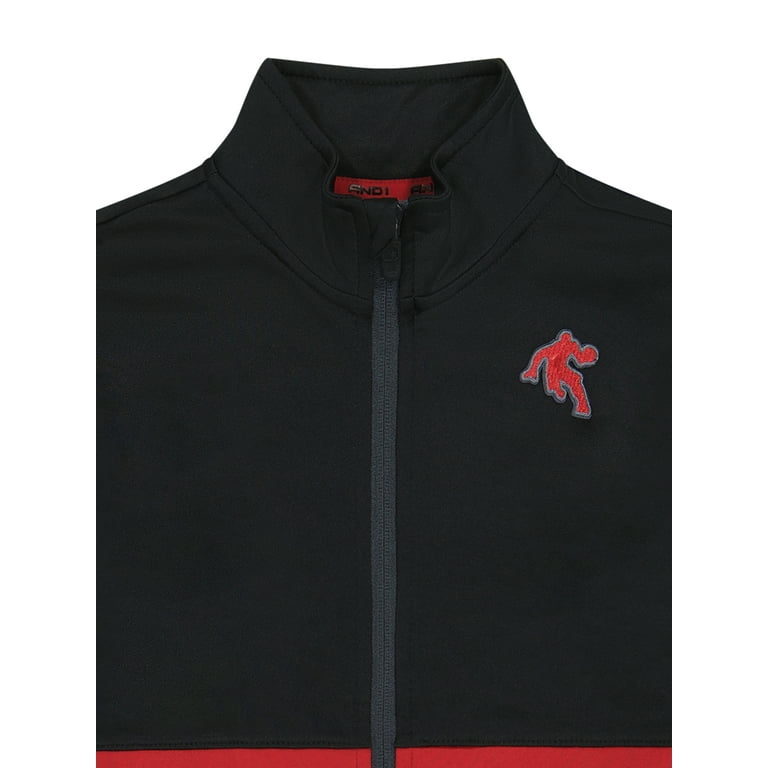 ake0211ページ AND1 Boys Athletic Full Zip Jacket - Lightweight Fleece
