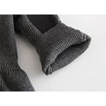 thumbnail image 4 of Styles I Love Baby Toddler Girls Knit Sweater Ruffle Long Sleeve Cotton Dress Little Princess Solid Dressy Outfit (Grey, 3T), 4 of 8