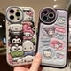 thumbnail image 3 of Hello Kitty Kuromi-Funda de silicona suave para iPhone, carcasa bonita de dibujos animados para iPhone 11 12 13 14 Pro Max, 3 of 4