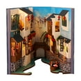 thumbnail image 2 of de casa de muñecas en miniatura de madera Jiangnan Water Village 3D DIY perfke mini casa de muñecas de bricolaje, 2 of 9