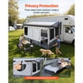 thumbnail image 4 of KFFKFF RV Awning Sun Shade Room - Compatible with 16 -17 ft Awnings, RV Awning Sun Shading Room with Door & Ventilated Mesh Windows, 4 of 9