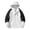White jacket for women, variant on Usmixi 2023 Winter Womens Trench Jacket Rain Coat for Women Lightweight Outdoor Activity Windproof Rain Jacket Trendy Color Block Zip up Hooded Windbreaker Outwear with Pocket Up to 65% off