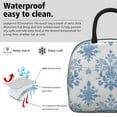 thumbnail image 3 of Obrewu Blue Pioneer Flower Lunch Bag for Adult, Insulated, Leakproof, Oxford Cloth, 3 of 7