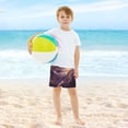 thumbnail image 6 of joogoo Galaxy Glitter Boys Swim Trunks Beach Swimsuit Shorts Boxer 7Y, 6 of 8