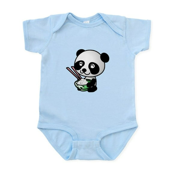 CafePress - Baby Panda Infant Bodysuit - Baby Light Bodysuit, Size Newborn - 24 Months
