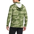 thumbnail image 4 of Hoodies for Men UPF 50+ Sun Protection Camouflage Hoodie Long Sleeve Fishing Hiking Shirt with Face Mask M, 4 of 7