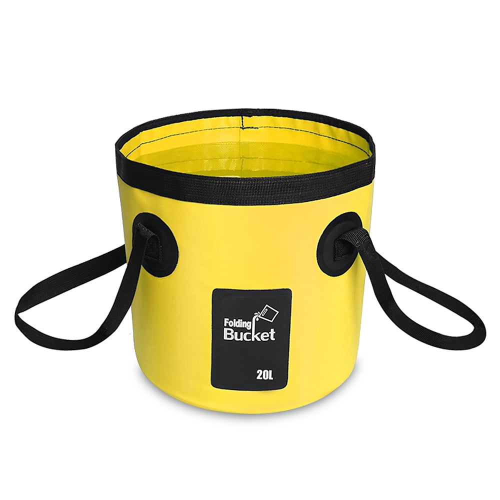12L / 20L Waterproof Water Bucket Outdoor Fishing Bucket Folding Water