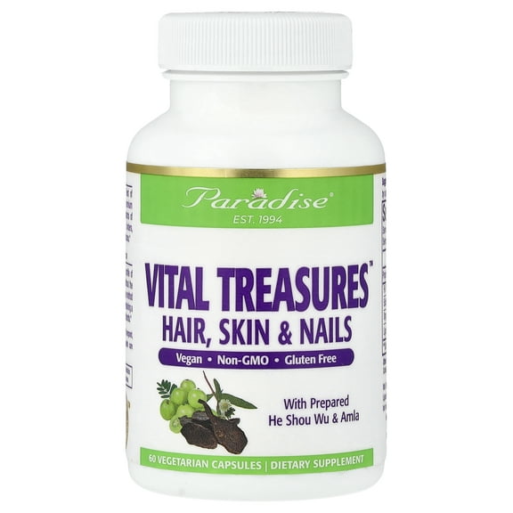Paradise Herbs Vital Treasures, 60 Vegetarian Capsules
