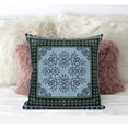 thumbnail image 3 of Window Wreath Palace Suede Zippered Pillow with Insert in Light Blue 18 x 18, 3 of 3