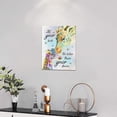 thumbnail image 3 of Giraffe Decor Wall Art Faith Wall Decor Giraffe Canvas Decorated Prints Painting Framed Artwork for Kid‘s Room living room Bedroom 12"x16", 3 of 6