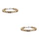 thumbnail image 4 of Guardurnaity Gargantilla con Cadena Barbada Pieza universal Para Varias Ocasiones Collar de Metal Collares Únicos Oro intermedio 2piezas, 4 of 6