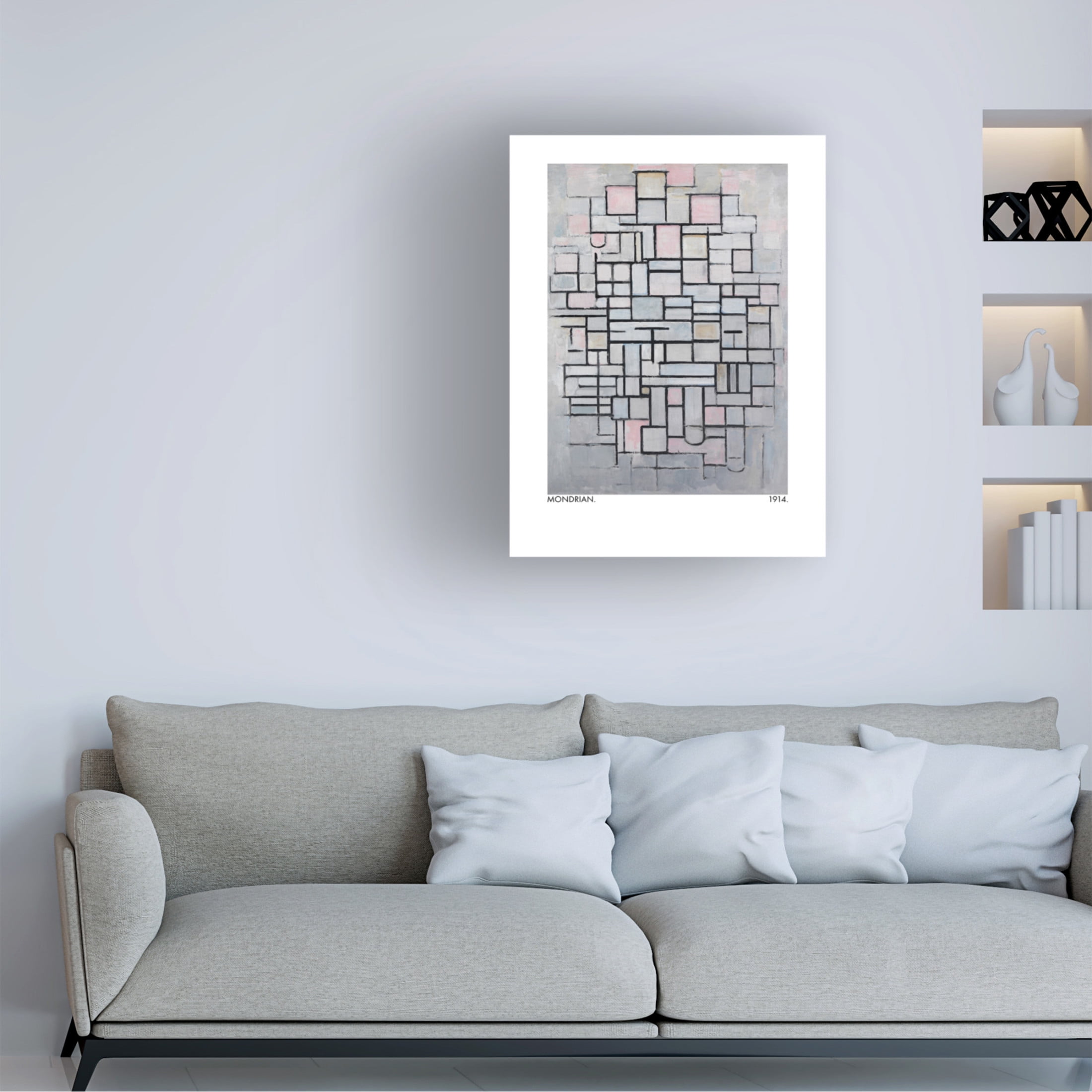 Trademark Fine Art Pictufy Composition No IV 1914 Canvas Wall Art