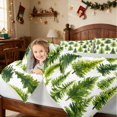 thumbnail image 5 of Manfei Christmas Tree Twin Bedding 7pcs Pine Bedding Comforter Set, Navy Silver, Gray Reversible, 5 of 6