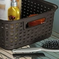 thumbnail image 7 of Sterilite Small 11" Long Weave Home Storage Basket Organizer, Espresso (8 Pack), 7 of 7