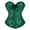 X1 Green, variant on Ticikt Womens Lace Up Corset, Overbust Body Shaper Bustier Corsets for Women,Blue