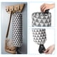 thumbnail image 3 of Moyic 2 uds. De soporte para bolsas de lino y algodón, dispensador de bolsas con patrón de rejilla triangular de 3 capas con gancho para Almacenamiento y organización del hogar, 3 of 6