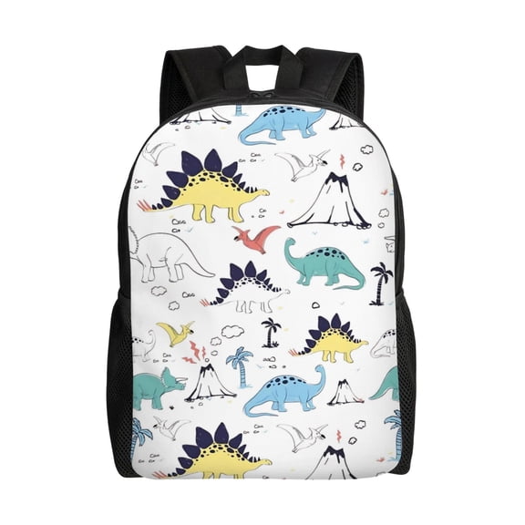 Dinosaurs Backpack Large Capacity Laptop Bag for Men and Women