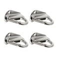 thumbnail image 1 of KONTONTY 4Pcs Stainless Steel Yacht Hooks Silver for Marina Parking, 1 of 8