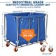 thumbnail image 2 of Yeshouse cesto industrial rodante de 400 L, carro de lavandería de alta resistencia con ruedas, estructura de acero y revestimiento impermeable extraíble, ideal para hoteles, hospitales y hogares, 2 of 8