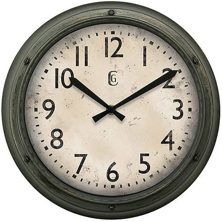 Geneva Decor  Clocks  12 Plastic Wall  Clock  Walmart  com