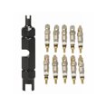 thumbnail image 2 of Bicycle Valve Core Aluminum Alloy Accessories Bicycle Valve Core Remover Mountain Bike Riding Portable Pocket Replacement Repair Tools Set Maintenance Black, 2 of 9