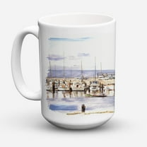 Carolines Treasures 1006CM15 Pass Bait Shop Coffee Mug 15 oz 15 ounce multicolor
