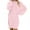 Pink, variant on Aoochasliy Fall Dresses for Women Winter Sweater Knit Turtleneck Warm Long Sleeve Pocket Mini Sweater Dress
