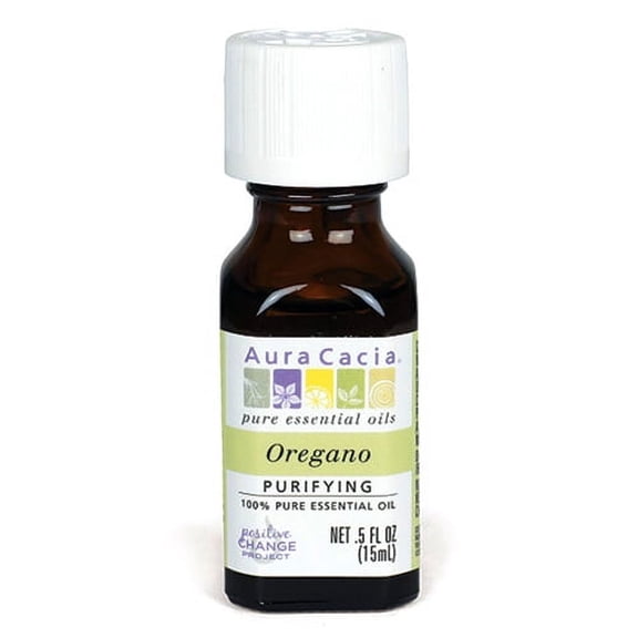 Aura Cacia Oregano Purifying 100% Pure Essential Oil, 0.5 Oz