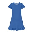 thumbnail image 6 of Girls Summer Dresses Size 7-8 Sleeveless Gradient Sundress Cute Round Neck Short Sleeve Dresses Holiday Cover Up Dress, 6 of 6