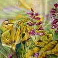 thumbnail image 4 of SKYSONIC Velvet Plush Throw Thermal Blanket - 4x5FT - Oil Painting of Yellow Flowers Printed for Couch Bed Sofa Car, 4 of 5
