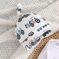 thumbnail image 6 of Kaprioy My First Easter Baby Boy Outfit Boys Eeaster Outfit MY 1ST Easter Baby Boy Outfits Newborn Long Sleeve Onesie Romper Bunny Suspender Overalls Pants Hat 3PCS Infant Clothes Set, 6 of 7