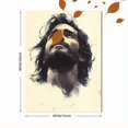 thumbnail image 3 of Qisvanset Framed Canvas Wall Art 12x16 Inch Proverbs Jesus Modern Bible Verse Sketch Art, 3 of 5