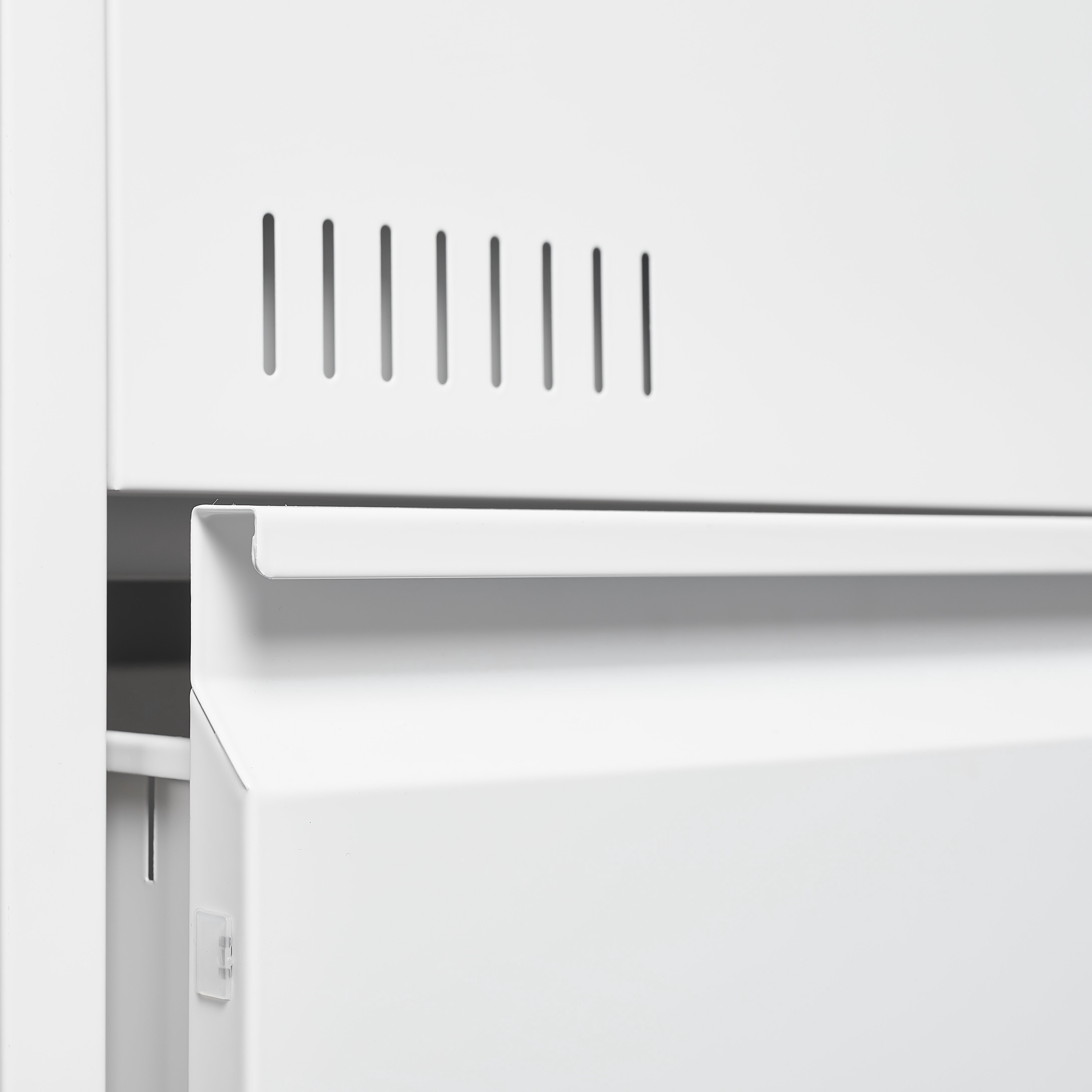 DKYNDSYN 3 Drawer Lateral File Cabinet with Lock for Home Office, Letter/Legal/A4/F4 Size, White
