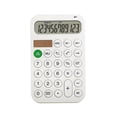 thumbnail image 5 of bestolf Desktop Calculator Solar Powered Battery Operated 12 Digits Round Buttons Large LCD Display Finance Student Calculator Office Supplies, 5 of 8