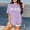 Purple, variant on T Shirts for Women Graphic Flower Shirt Flower Hawaii Vacation Shirt Summer Holiday Tee Oversized Tshirts Top