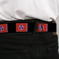 thumbnail image 4 of Buckle-Down Belt, Seatbelt Buckle Belt, Tennessee Flags Black, 30 to 44 Inches, 4 of 9