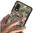 thumbnail image 4 of Case and Clip for Galaxy XCover Pro, Outdoor Camouflage Tree Leaf Real Woods Rugged Camo Cover with Stand [Built-In Mounting Plate] and [Belt Hip Holster] for Samsung Galaxy XCover Pro Phone (SM-G715), 4 of 10