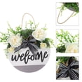thumbnail image 3 of PENGXIANG Welcome Sign Wooden Welcome Door Plate Hanging Decor Front Door Hanging Sign for Farmhouse, 3 of 6
