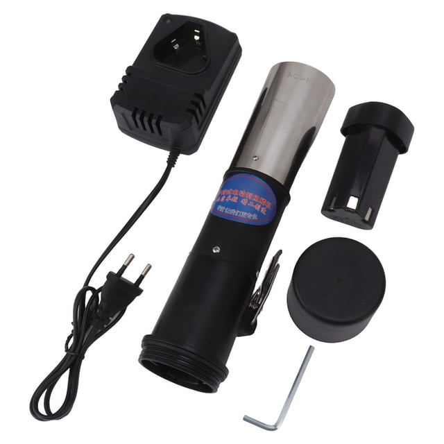 Juego de escalador de pescado eléctrico, raspador de escamas de pescado potente automático, herramienta de limpieza de mariscos para el hogar, enchufe europeo de 100 a 240V