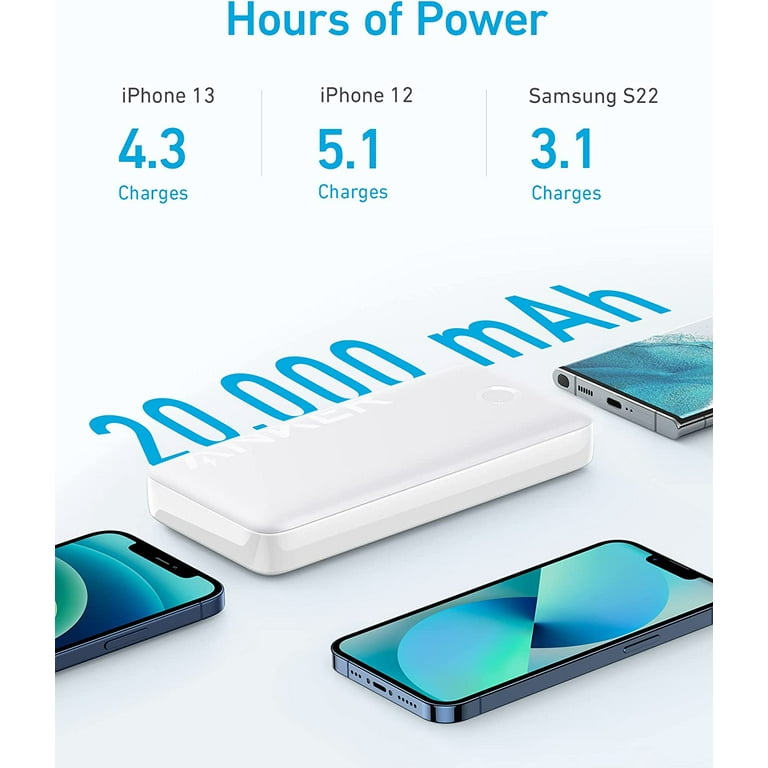 Anker PowerCore 20K, 20,000mAh, USB-C Fast Charge for iPhone