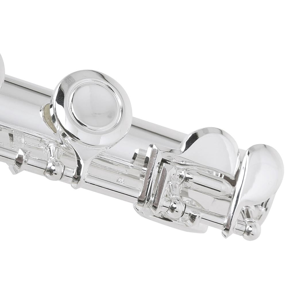 CEORPER Professional C Tone Closed Hole Flute 16 Hole Flute with E Key Woodwind Instrument For Students And Musicians Enduring