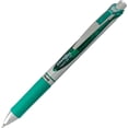 thumbnail image 2 of Bolígrafo Pentel Energel Deluxe RTX de 0,7 mm, tinta de gel líquido, color verde, 5 unidades, 2 of 7