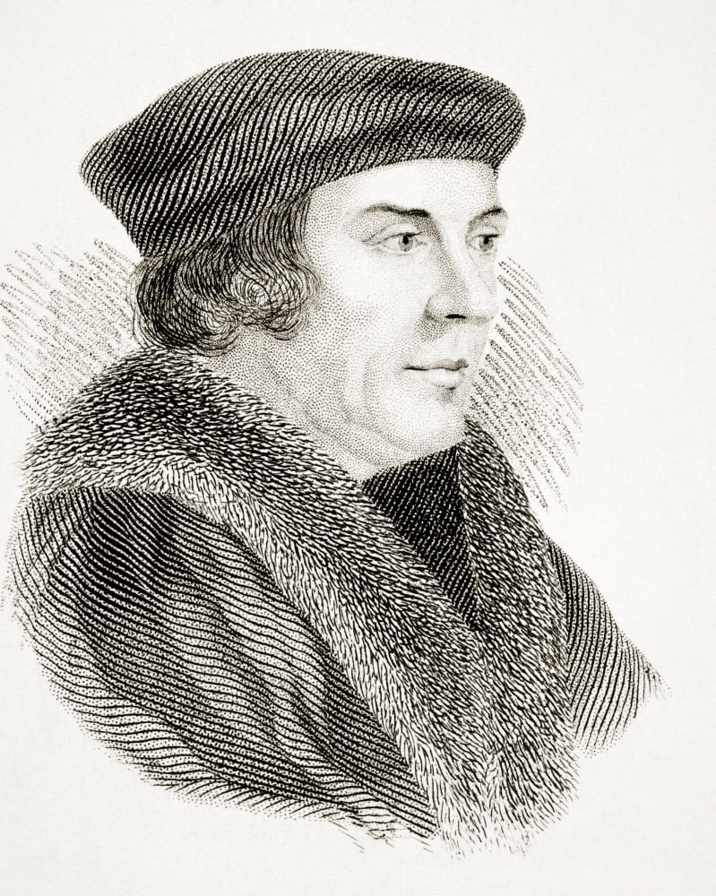 Thomas Cromwell Earl Of Essex Baron Cromwell Of Okenham C 1485-1540 English Politician From Old Englands Worthies By Lord Brougham And Others Published London Circa 1880s Canvas Art - Ken Welsh Desig