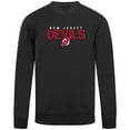 thumbnail image 2 of Men's Levelwear Black New Jersey Devils Zane Carve Pullover Sweatshirt, 2 of 3